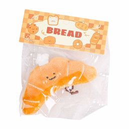 Soft Plush Bread Hanging Bag